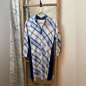 SanSoleil SolStyle Sleeveless Golf Print Dress size L